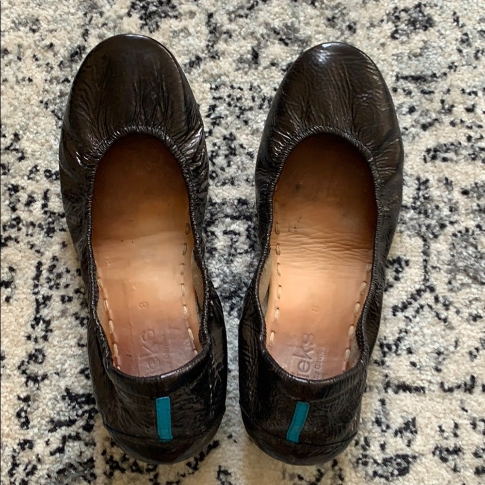 Tieks Sz 8 custom dyed color